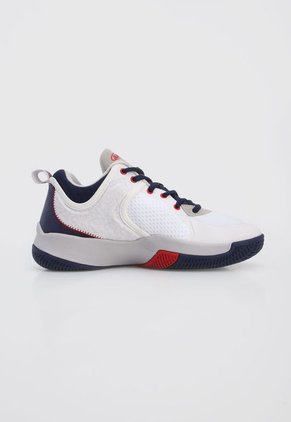 Tenis Basketball Blanco-Gris-Azul Navy AND1 Delta