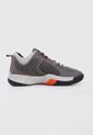 Tenis Basketball Gris-Naranja-Negro AND1 Delta de AND1