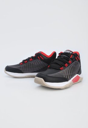 Tenis Basketball Negro-Rojo-Gris AND1 Explosive