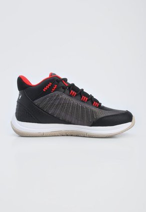 Tenis Basketball Negro-Rojo-Gris AND1 Explosive