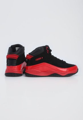 Tenis Basketball Negro-Rojo AND1 Pulse 2.0