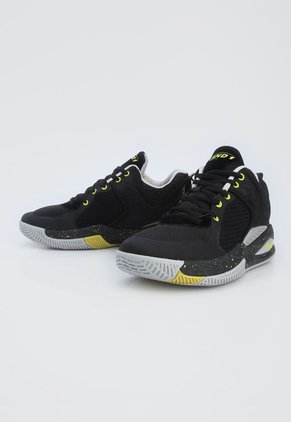 Tenis Basketball Negro-Amarillo Neón-Gris AND1 Delta