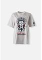 Camiseta De Jujutsu Kaisen Gris Manga Corta Género Neutro XS de ANIME
