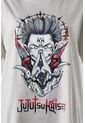 Camiseta De Jujutsu Kaisen Gris Manga Corta Género Neutro XS de ANIME