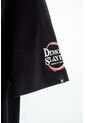 Camiseta De Demon Slayer Negra Estampada Género Neutro XS de ANIME