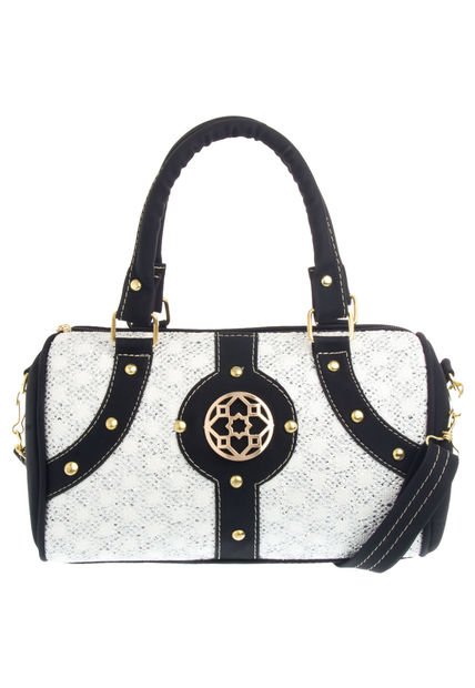 Bolso Anna Flynn Negro-Blanco