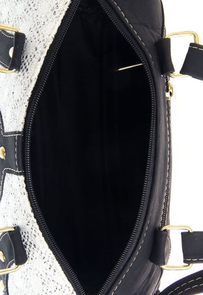 Bolso Anna Flynn Negro-Blanco