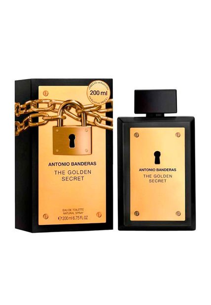 Perfume The Golden Secret Antonio Banderas Para Hombre 200 Ml