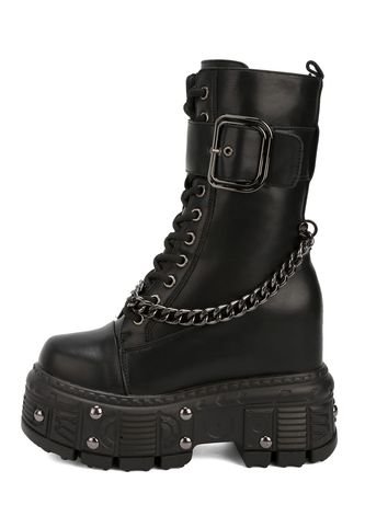 Anuwa - Botas De Moda Con Plataforma Y Cuña Interna Anuwa Du | Knasta Chile