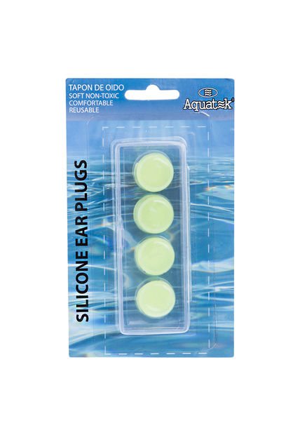 Tapa Oidos Aquatek Earplugs Verde