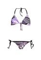 Bikini Lila-Negro arena de Arena