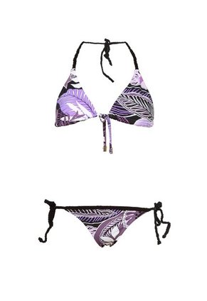 Bikini Lila-Negro arena