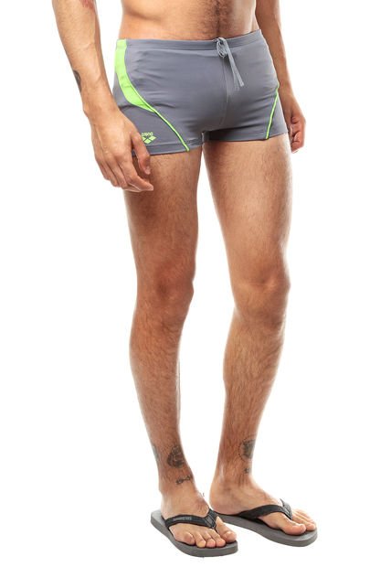 Traje de Baño Gris-Verde Neón arena M Versus Short
