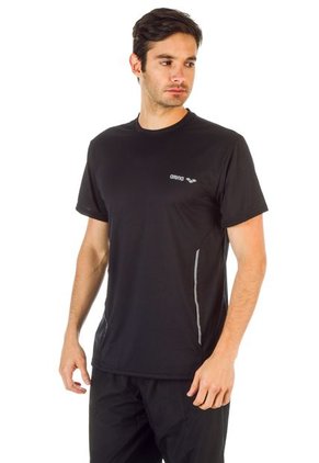 Camiseta Negro arena T Shirt Reflective Tape