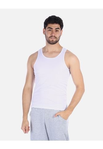 Camiseta Esqueleto Blanco Para Hombre Acanalado Arequipe