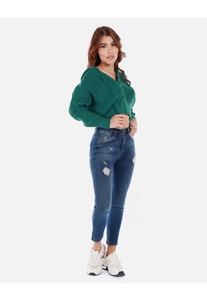 Saco Tejido Para Mujer Con Capota