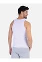 Camiseta Esqueleto Blanco Para Hombre Acanalado de Arequipe