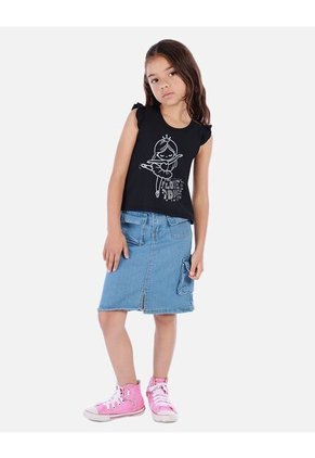 Camiseta Sin Mangas Para Niña Con Diseño De Bailarina