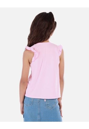 Camiseta Sin Mangas Para Niña Con Diseño De Bailarina