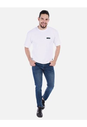 Camiseta Casual Para Hombre Cuello Redondo