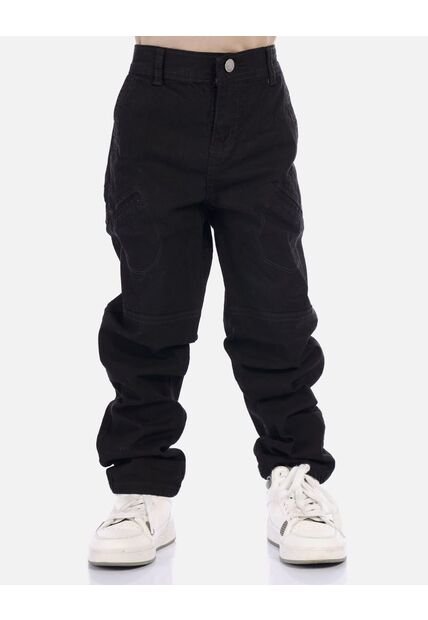 Pantalón Tipo Carpintero Para Niño Con Bolsillos Decorativos