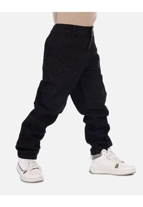 Pantalón Tipo Carpintero Para Niño Con Bolsillos Decorativos