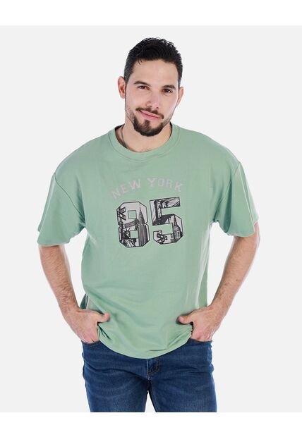 Camiseta Casual De Hombre Para Uso Diario