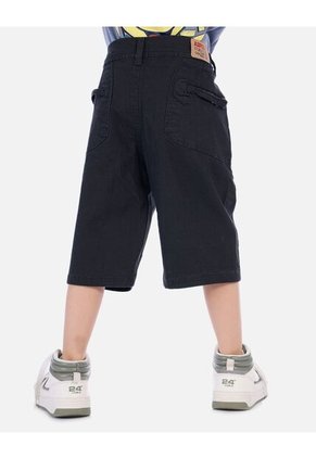 Bermuda Carpintera Para Niño Con Bolsillos Decorativos