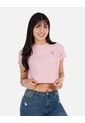 Blusa Top Manga Corta Con Estampado Pequeño Para Mujer de Arequipe