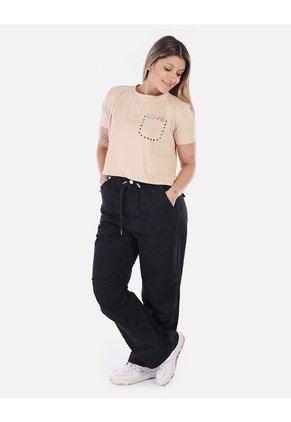 Camiseta Con Mangas Cortas Y Cuello Redondo