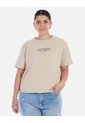 Camiseta Básica Mujer Con Estampado de Arequipe