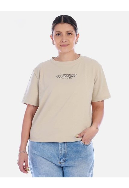 Camiseta Básica Mujer Con Estampado
