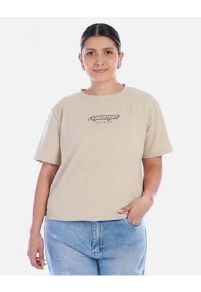 Camiseta Básica Mujer Con Estampado