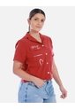 Camisa Mujer Con Estampado de Arequipe