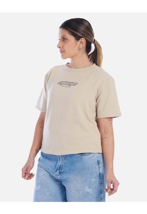 Camiseta Básica Mujer Con Estampado