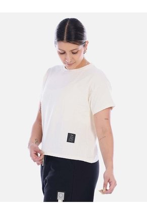 Camiseta Oversize Mujer Con Parche