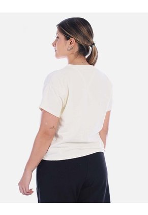 Camiseta Oversize Mujer Con Parche