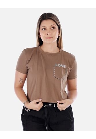 Camiseta Con Mangas Cortas Y Cuello Redondo Arequipe