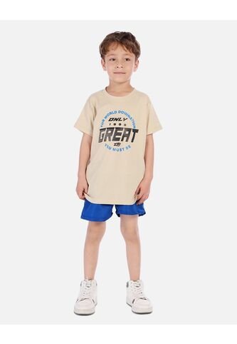 Conjunto Para Niño Con Camiseta Estampada Y Short Deportivo Arequipe