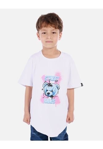 Camiseta Para Niño Con Diseño Urbano Y Estampado De Oso Arequipe