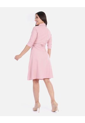 Vestido Camisero Corto Para Mujer Elegante