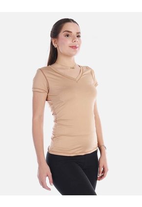 Camiseta Deportiva Cuello V Manga Corta