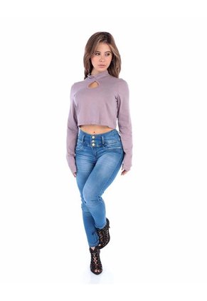 Blusa Manga Larga Mujer