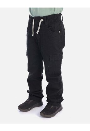 Pantalón Niño Casual Con Bolsillos Cargo