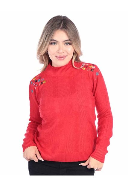 Buzo Flores Bordadas Mujer Arequipe