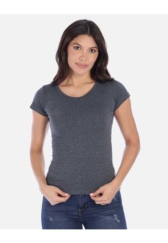 Camiseta Manga Corta Básica Para Mujer Arequipe