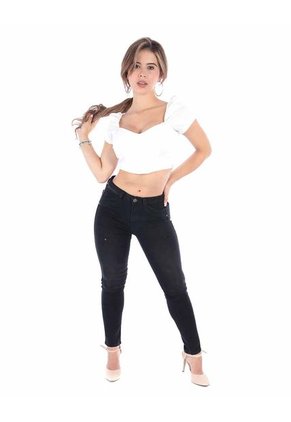 Crop Manga Princesa Mujer