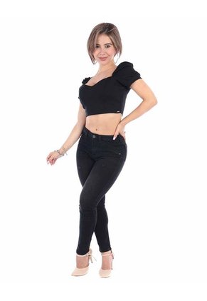 Crop Manga Princesa Mujer