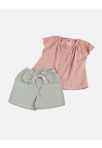 Conjunto Para Bebé Blusa + Short Arequipe