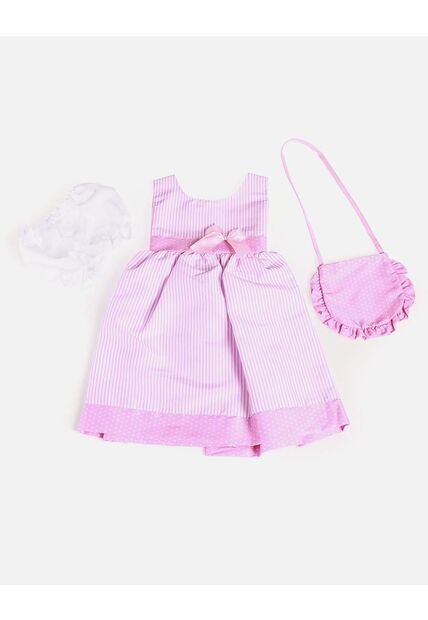 Vestido Elegante Niña Con Bolso Y Bombacho Arequipe